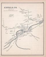 Enfield Town, New Hampshire State Atlas 1892 Uncolored